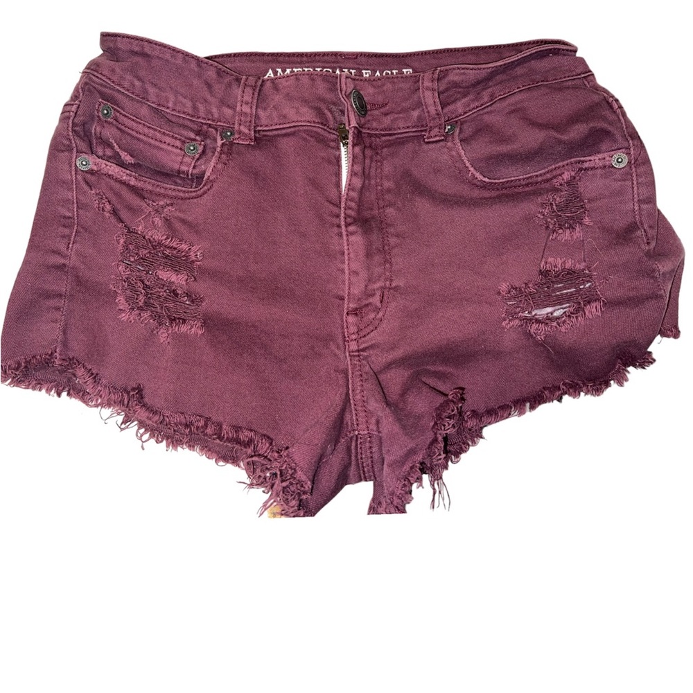 Distressed American eagle shorts